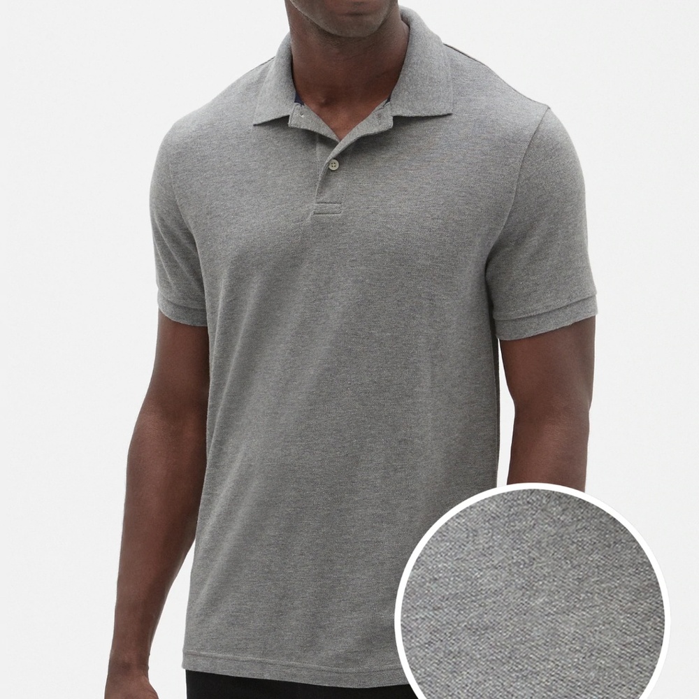 Gap Short Sleeve Pique Polo Men xl